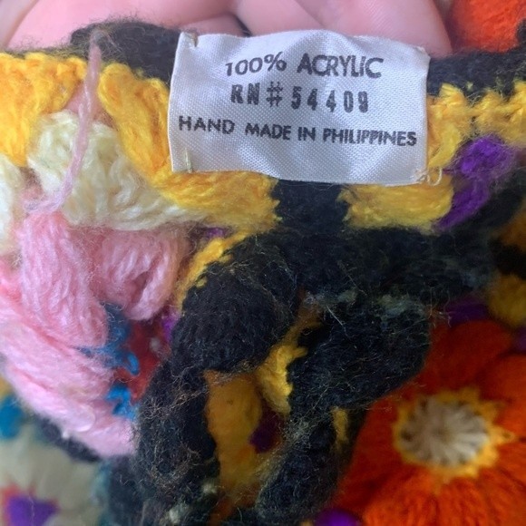 Handmade Granny Square Blanket - Picture 6 of 6